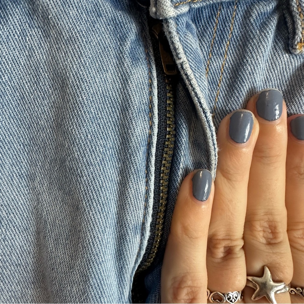 Missguided Distressed Leg Split Cuff Straight Leg… - image 7